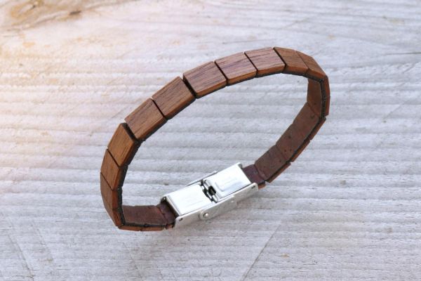 Holz Armband "Woody" slim